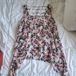 Torrid sharkbite babydoll top